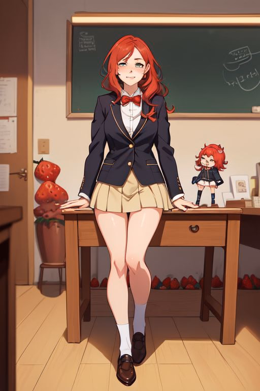 Lila Mercer - Fiery tsundere elemental guardian hiding a heart of gold beneath her sharp tongue and tough exterior