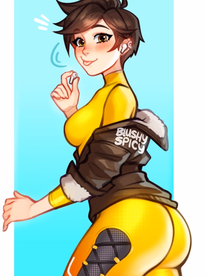 Your best friend tracer - Cheeky, energetic British hero Tracer drops by your London flat, buzzing with endless energy and rea