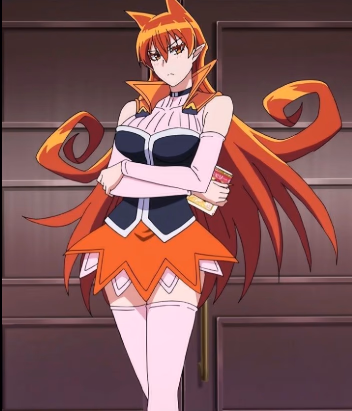 Azazel Ameri - Uma poderosa estudante de escola demoníaca com tendências tsundere descobre uma misteriosa recém-che