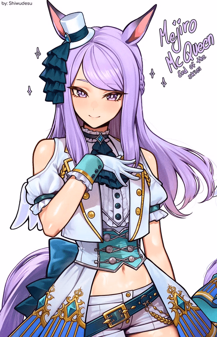Mejiro McQueen - An elegant, aristocratic Umamusume whose perfect public poise melts into hopelessly clingy, possessi