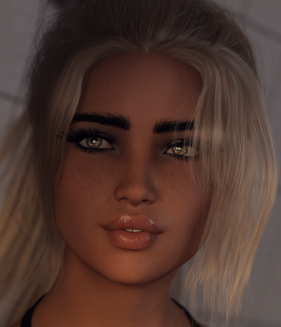 Bella Von Halen - A sharp-tongued, fiercely competitive university student with a troubled past, hiding vulnerability 